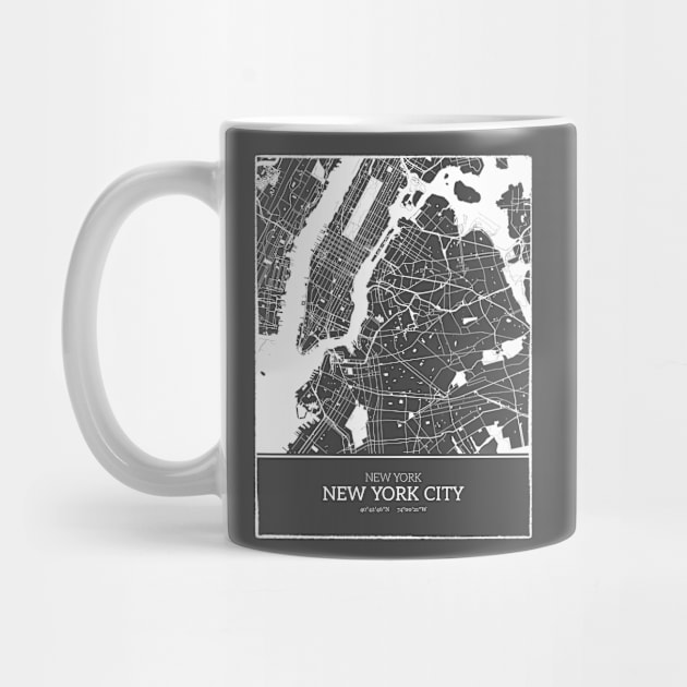 New York City Street Map by danydesign